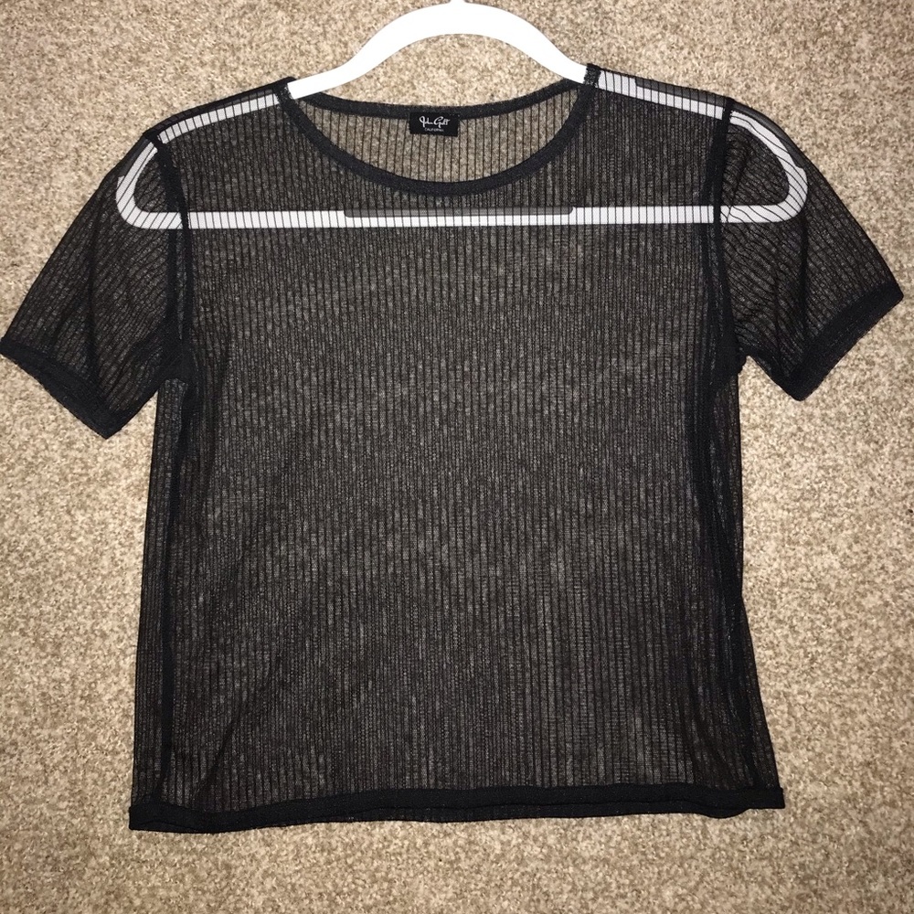 PacSun Black Mesh Top - John Galt California